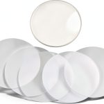 Badge Protective Film Clear PVC 1.46x1.46 Inch 100pcs by Hztyyier-0