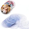 JoyHuaTrade Badge Protective Film 2.48in Plastic Pack of 50-5