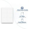 Desktop Publishing Supplies 3x4 Inch Blank Perforated Name Tag Refills-0