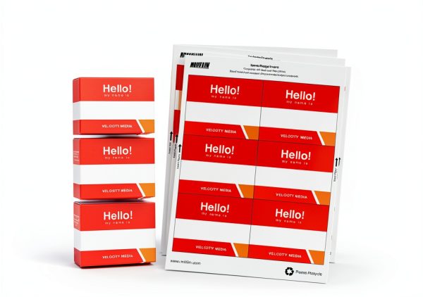 Mifflin 3x4 Badge Inserts 300 Pack – Cardstock, Micro‑Perforated-6