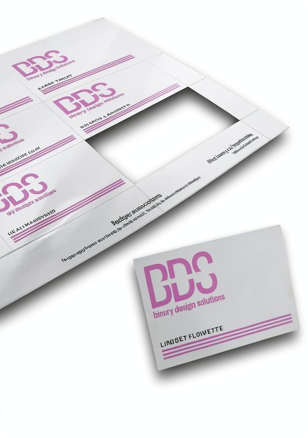 Avery Badge Inserts 2-1/4 x 3-1/2 in Purple Paper 400 per Box-5