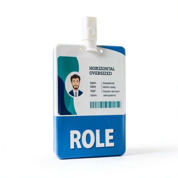 BadgeZoo Horizontal Plastic Badge Inserts Water Resistant-1