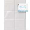 MaxGear Name Badge Inserts 240pcs White Rectangular Paper 3x4 Inch-1