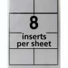 Avery Badge Inserts 2-1/4 x 3-1/2 in Purple Paper 400 per Box-1