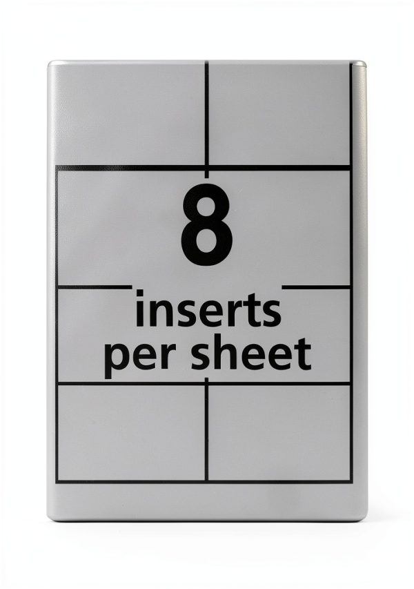 Avery Badge Inserts 2-1/4 x 3-1/2 in Purple Paper 400 per Box-1