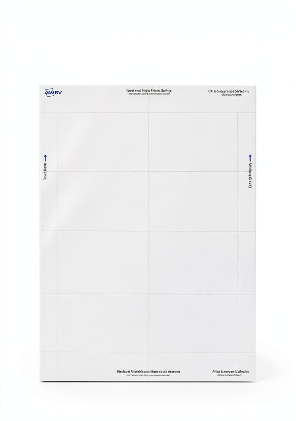 Avery Name Badge Inserts 400 White Cardboard 3-1/2 x 2-1/4 in-3