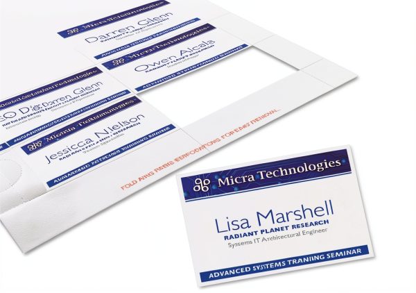 Avery Badge Inserts 2-1/4 x 3-1/2 in Purple Paper 400 per Box-3