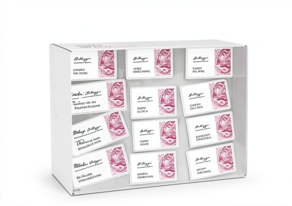 Avery Flexible Name Badges 2.33 x 3.75 Inch White L Shaped 400 Pack-3