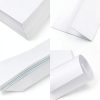 MaxGear Name Badge Inserts 240pcs White Rectangular Paper 3x4 Inch-2