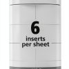Avery Badge Inserts AVE5392 11.1 x 8.7 Inch Durable Office Labels-5