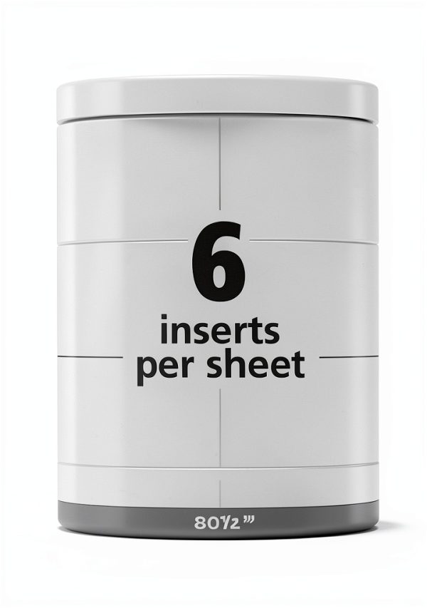 Avery Badge Inserts AVE5392 11.1 x 8.7 Inch Durable Office Labels-5
