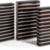 Komphy Magnetic Name Badge Holders 50 Pack White Rectangular 3x1 Inch-8