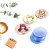 JoyHuaTrade Badge Protective Film 2.48in Plastic Pack of 50-3