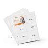 4x3 Inch Name Badge Inserts Laekker Industries 300 White Paper Sheets-2