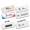 Komphy Magnetic Name Badge Holders 50 Pack White Rectangular 3x1 Inch-7