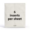 Printable Name Tag Insert Sheets VZCPYTPM 300pcs 2.25x3.5 & 3x4-1