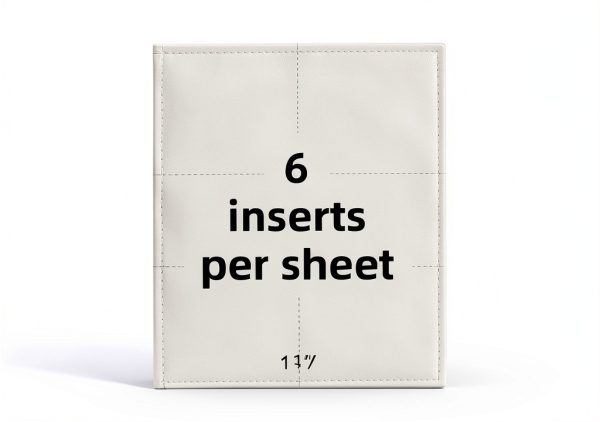 Printable Name Tag Insert Sheets VZCPYTPM 300pcs 2.25x3.5 & 3x4-1