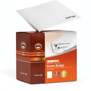 Printable Name Tag Insert Sheets VZCPYTPM 300pcs 2.25x3.5 & 3x4-0