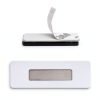 Komphy Magnetic Name Badge Holders 50 Pack White Rectangular 3x1 Inch-6