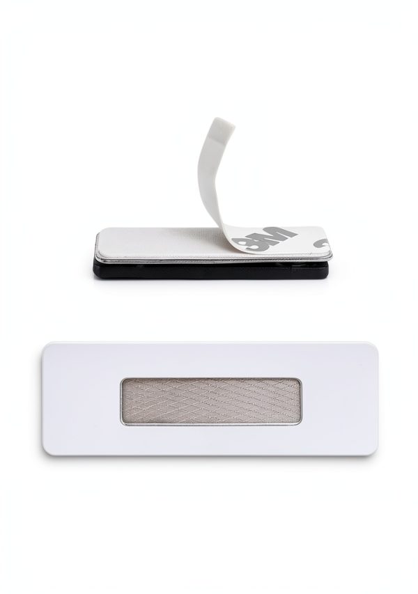 Komphy Magnetic Name Badge Holders 50 Pack White Rectangular 3x1 Inch-6