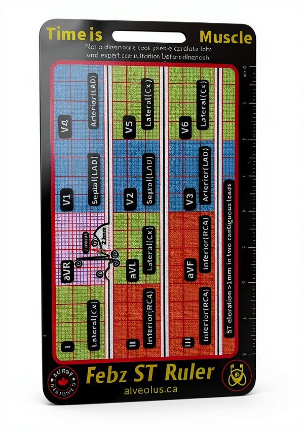 Alveolus Transparent Acrylic Badge Ruler ACC-ECG-002 Small-6