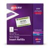 Avery Name Badge Inserts 400 White Cardboard 3-1/2 x 2-1/4 in-0