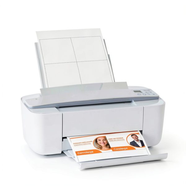 4x3 Inch Name Badge Inserts Laekker Industries 300 White Paper Sheets-3