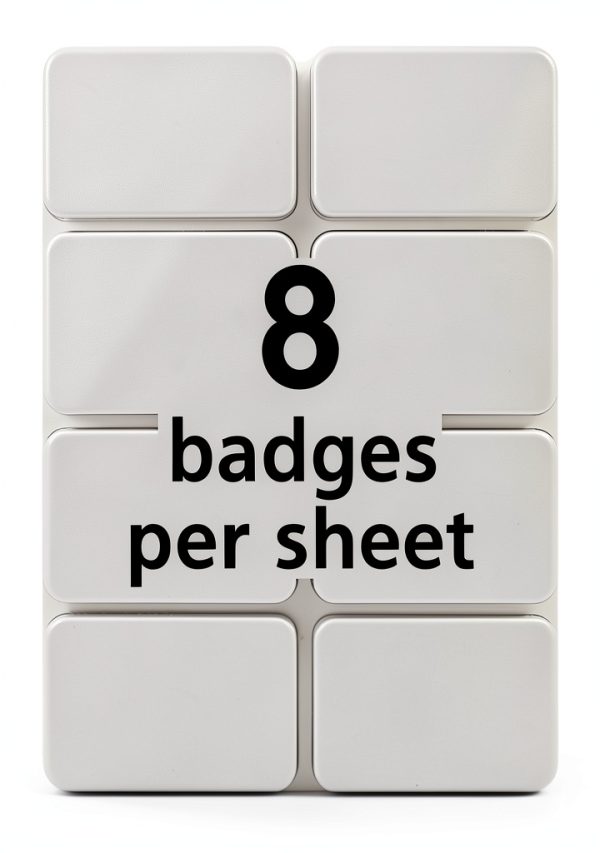 Avery Flexible Name Badges 2.33 x 3.75 Inch White L Shaped 400 Pack-4