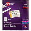 Avery Badge Inserts AVE5392 11.1 x 8.7 Inch Durable Office Labels-0