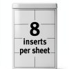 Avery Name Badge Inserts 400 White Cardboard 3-1/2 x 2-1/4 in-4
