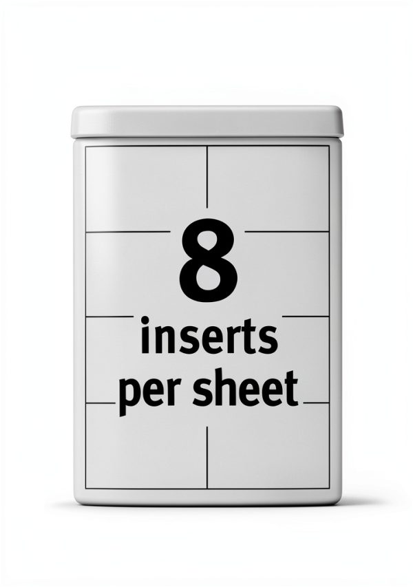 Avery Name Badge Inserts 400 White Cardboard 3-1/2 x 2-1/4 in-4
