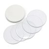 Badge Protective Film Clear PVC 1.46x1.46 Inch 100pcs by Hztyyier-3