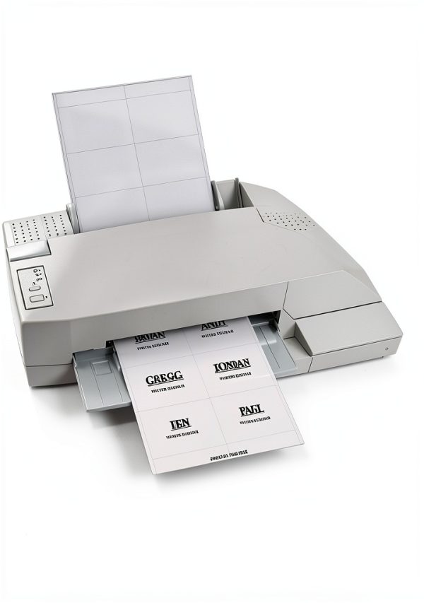 Name Badge Inserts CLine White Paper 8.5 x 11 60 Pack-0