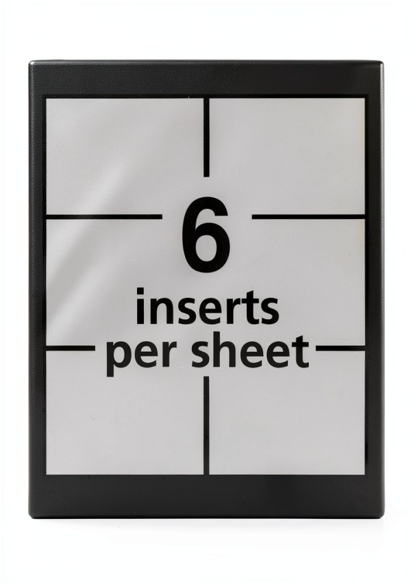 Avery Printable Laser/Inkjet Name Badge Insert Refills, 3" x 4", White, 300 Inserts Per Box (5392)-1