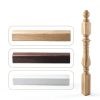 Red Oak Newel Post by DOLEMODUO 3.5x3.5x48 Solid Hardwood Stair Post-3