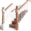 Red Oak Newel Post by DOLEMODUO 3.5x3.5x48 Solid Hardwood Stair Post-5