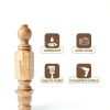 Red Oak Newel Post by DOLEMODUO 3.5x3.5x48 Solid Hardwood Stair Post-4
