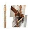 Red Oak Newel Post by DOLEMODUO 3.5x3.5x48 Solid Hardwood Stair Post-2