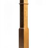 Poplar Box Newel Post by Amish Made – 55in Paint-Grade Stair Newel-0