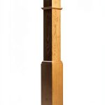 Poplar Box Newel Post by Amish Made – 55in Paint-Grade Stair Newel-0