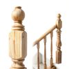 Red Oak Newel Post by DOLEMODUO 3.5x3.5x48 Solid Hardwood Stair Post-0