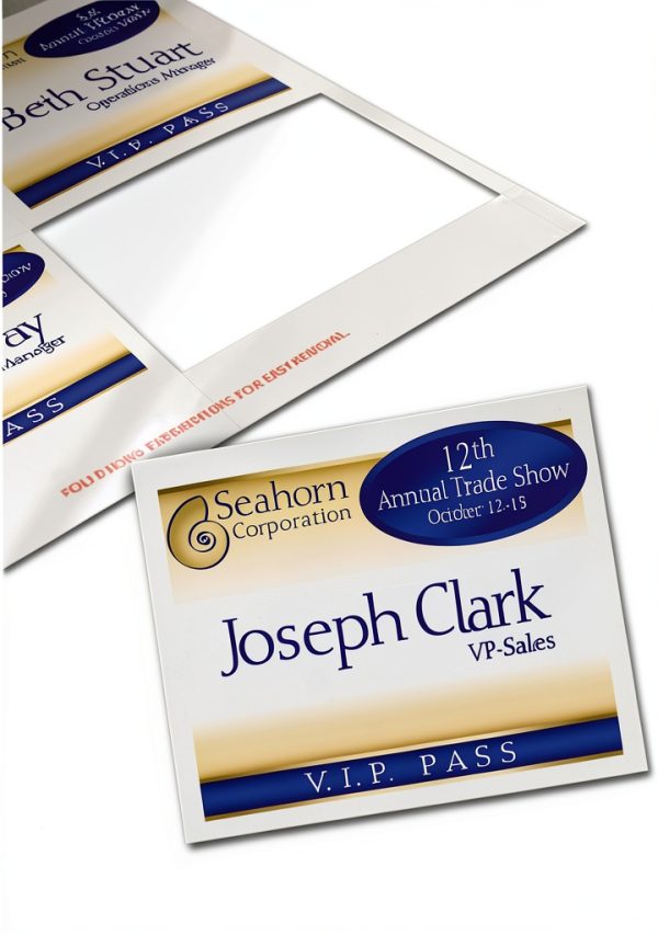 Avery Printable Laser/Inkjet Name Badge Insert Refills, 3" x 4", White, 300 Inserts Per Box (5392)-3