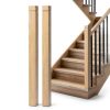 tonchean 2 Pcs 3.5 x 48 Inch Stair Railing Indoor Modern Newel Post-0