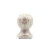 Happyyami Wooden Staircase Finial Unfinished Pineapple Newel Post Cap-7