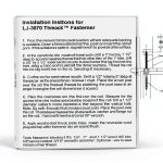 LJ-3070-P: Threadlock Newel Post Fastener with 1 1/2" Reversible Wood Plug (Poplar Wood Plug)-0