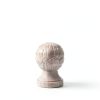 Happyyami Wooden Staircase Finial Unfinished Pineapple Newel Post Cap-6