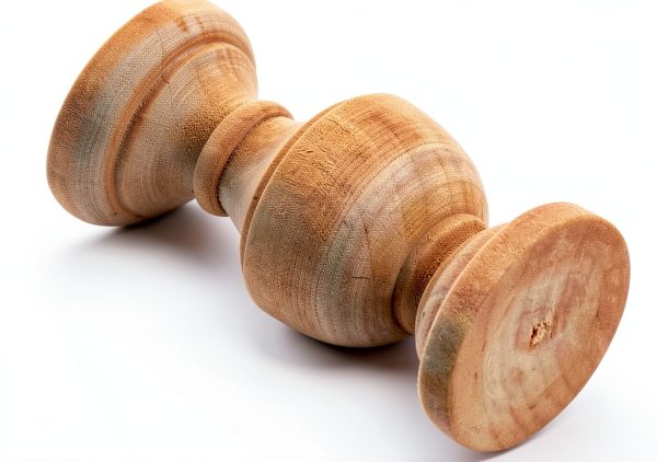 HEVSTIL 6-Pack Bed Post Finials,Fence Post Finial Newel Post Finial Wood Finials Decorative Delicate Wood Carved Finial Wooden Ornaments-3