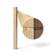 tonchean 2 Pcs 3.5 x 48 Inch Stair Railing Indoor Modern Newel Post-1