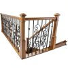 56" Unfinished Red Oak Newel Post for Staircase Handrails by-5