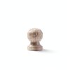 Happyyami Wooden Staircase Finial Unfinished Pineapple Newel Post Cap-8